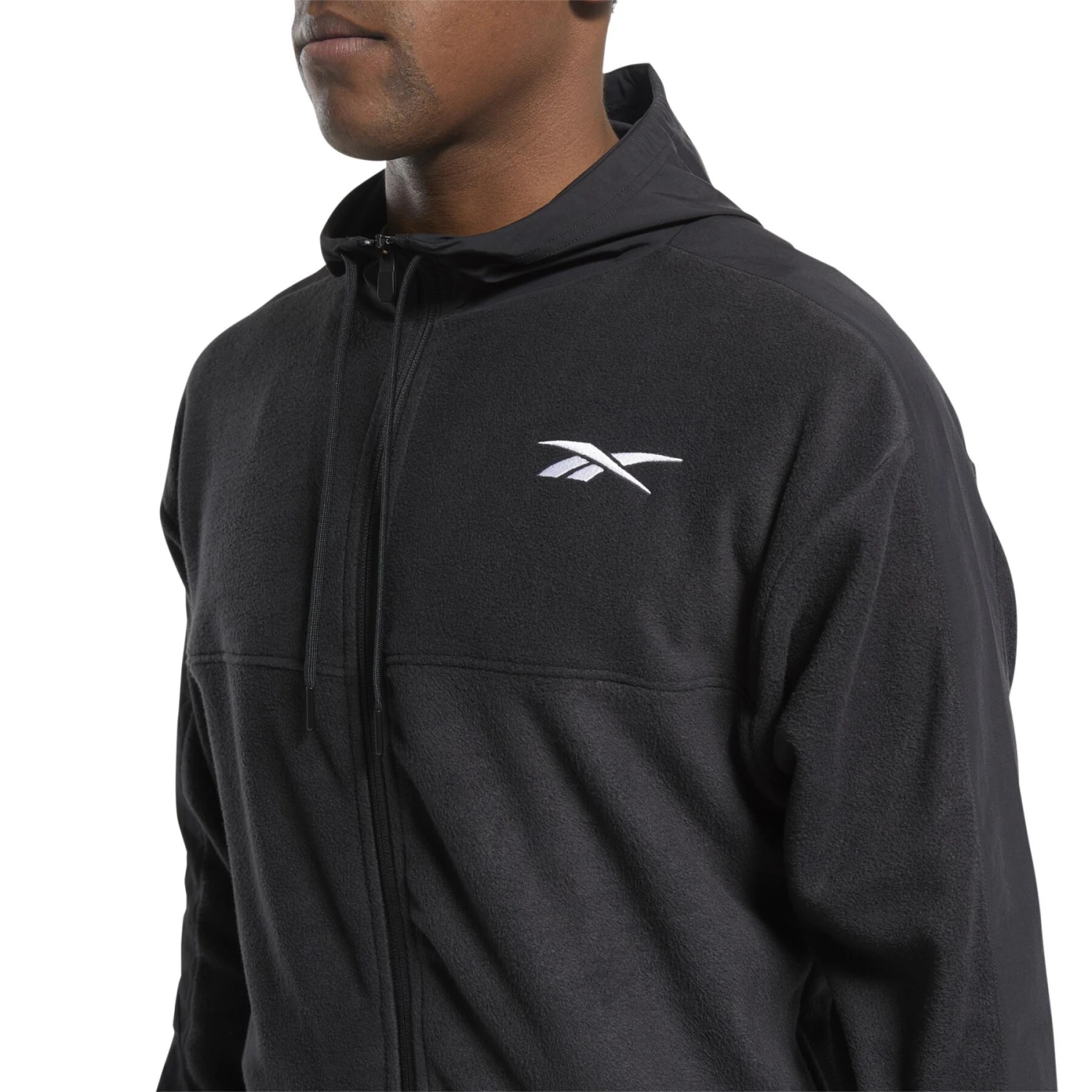 Veste Reebok Workout Ready Fleece Zip-Up – Image 3