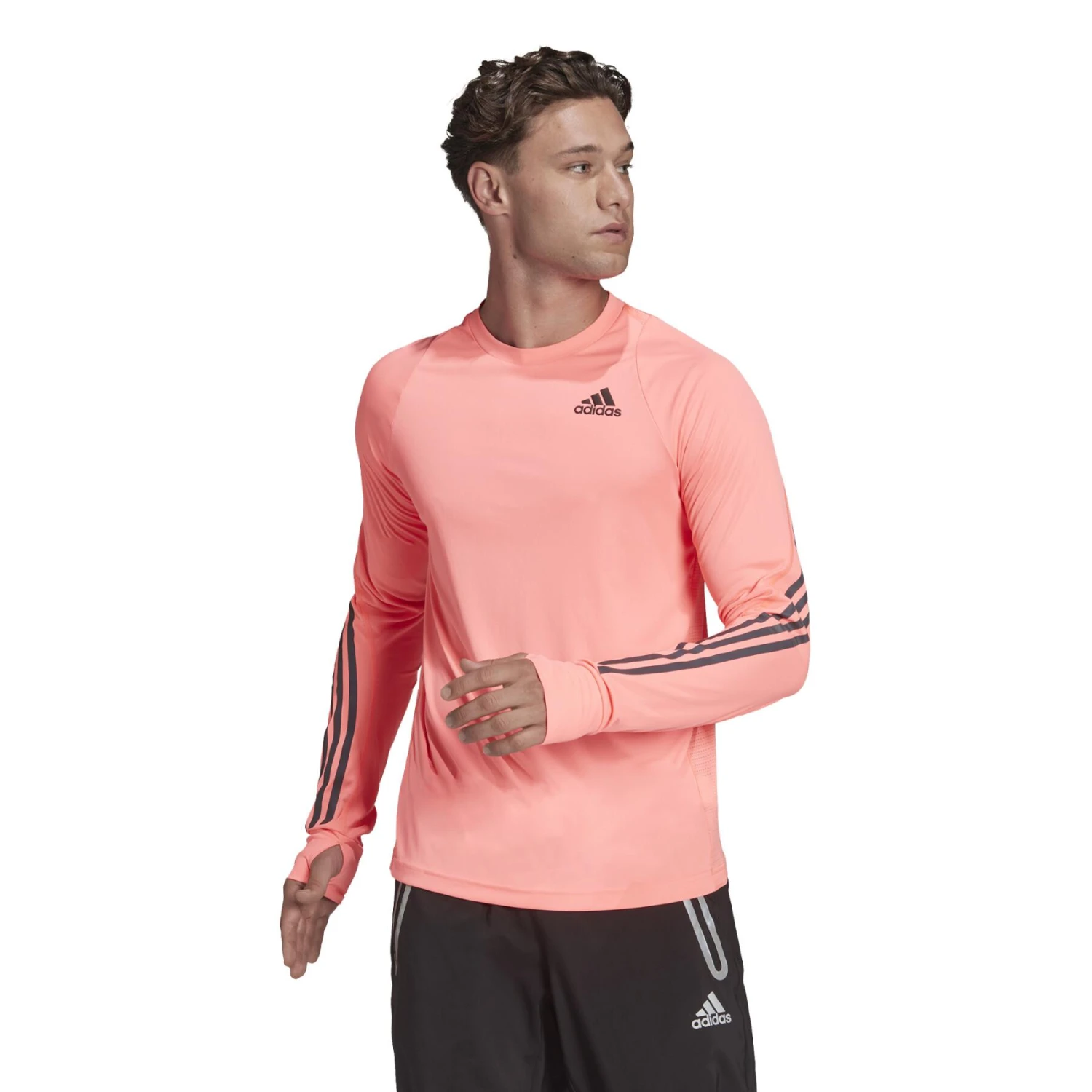T-shirt Adidas Run Icon Full Reflective 3-Stripes – Image 3